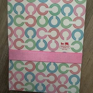 Coach Multicolor Pattern with Pink Accent